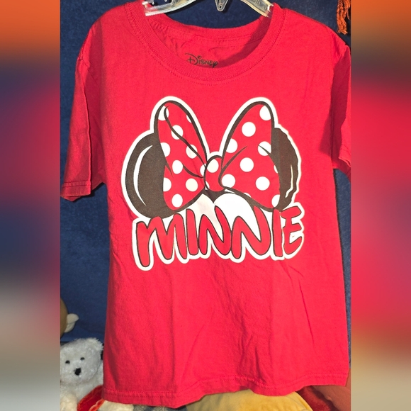 Disney Other - Disney Minnie Mouse Red Kids T-Shirt